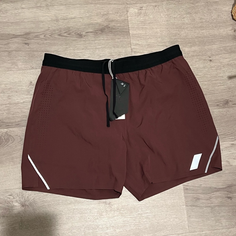 Zara running shorts men maroon red size xlarge